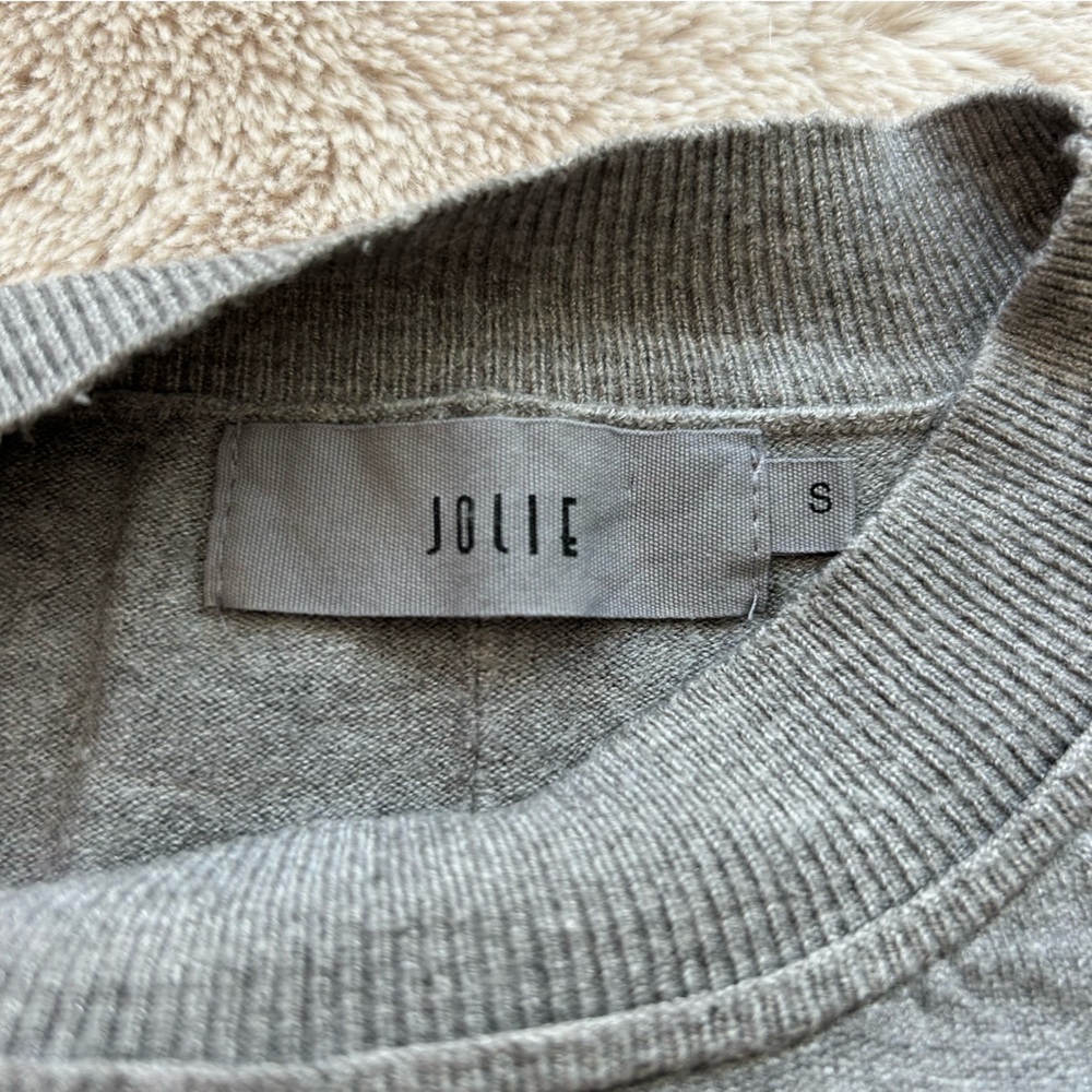 Jolie grey boxy cashmere sweater, small - Picture 4 of 11